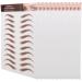 TOPBATHY Autocollants pour Sourcils Waterproof 12 Feuilles Marron Effet 6D Simulation Maquillage Transfert Sourcils R sistants L'Eau pour Entretien et D finition