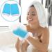 FOMIYES Exfoliating Bath Gloves and Mitts Set - Blue Turkish Towel for Body Scrubbing & Shower - 2pcs Kit for Kids & Adults - Buy Online on GoSupps.com