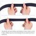 MECCANIXITY 1 Twill Wide Elastic Band - Double-Side Flat Knit Spool - 2 Yard Navy - Buy Online on GoSupps.com