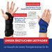 Dr. Arthritis Light Wrist Bandage - Doctors Designed Tendonitis & Carpal Tunnel Relief - Blue Couple Wristwear - Buy Online on GoSupps.com