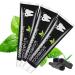 3 Pcs Bamboo Charcoal Toothpaste Coconut Shell Bamboo Charcoal Toothpaste Toothpaste for Teeth Remove Teeth Stains Fresh Breath 3 Pcs x 105g Toothpaste 09 - Buy Online on GoSupps.com
