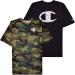 Mens Big and Tall T-Shirts 2 Pack - Crewneck Mens Tee Big & Tall Clothing - 3X Tall - Fig Camo Black - Buy Online on GoSupps.com