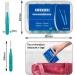 Kwokwei Interdental Brushes - 80 Hygienic Brushes with Protective Caps & Fluoride Coating Optimal 0.8mm & 1.0mm Wire - Ideal for Effective Oral Care - Buy Online on GoSupps.com