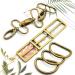 MELORDY 15Pcs Metal Swivel Snaps Hooks with D Rings and Tri-Glides Slide Buckles - 1-1/2 inch Bronze for Key Lanyard Purse Bag Straps DIY Sewing Hardware Craft - Buy Online on GoSupps.com