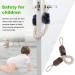 Kinsinder 4 Pcs Door Stop Rope Set | Anti-Crash Door Cord Clamp for Baby Safety | Finger Pinch Guard Protectors - Buy Online on GoSupps.com