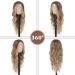 NAYOO 26 Inch Ombre Blonde Wavy Wig for Women - Natural Synthetic Heat Resistant Fiber - Middle Part Curly Wavy Wig for Daily & Party Use - Buy Online on GoSupps.com