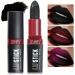 Anti-Black Lipstick | Velvet Lipstick | High Impact Matte Black Lip Cosmetic Highly Pigmented Lipstick Moisturizes Lips for Girls Firulab - Buy Online on GoSupps.com