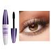 HISUNBEN Waterproof black mascara 10ml Long-lasting waterproof mascara Volumizing Curling Extension Makeup for Christmas Halloween parties weddings White box