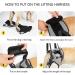 Dotoner Dog Lifting Harness - Soft Support Loop for Injured Dogs | Dog Food Dishes for Hind Legs - Ideal for Small Medium & Large Breeds (Gray L) - Buy Online on GoSupps.com