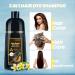 KAISASA Dark Brown 3-in-1 Hair Dye Shampoo for Gray Coverage - Herbal Ingredients - Women & Men - Semi-Permanent - Ammonia-Free (17.6 FL OZ) - Buy Online on GoSupps.com