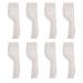 Pack of 8 Plastic Travel Electric Toothbrush Heads Cover Protective Cap Case Compatible with Oral-B Dual Clean Oral-B Trizon Oral-B Sonic SR 12A 18A and Oral-B Pulsonic Replacement Tooth Brush Type 1