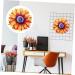 PRETYZOOM Sunflower Art Decor Iron Sunflower Hanging Ornament Sunflower Wall Decor - Buy Online on GoSupps.com