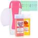 Roll on Wax for Hair Removal  Honey and Rose Roller Waxing Kit  Portable Pink Fast Heating Waxer for All Skin Types  10 Wipes for Pre-waxing  Post-waxing Care Treatment Oil  100 Wax Strips