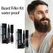 Waterproof Beard Pen Filler Kit for Men - Natural-Looking Beard Pencil Filler with Brush - Buy Online on GoSupps.com