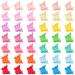EAONE 50Pcs Butterfly Hair Clips - Mini Cute Styling Accessories for Girls and Women - 10 Matte Colors - Birthday Gift Set with Container - Buy Online on GoSupps.com