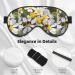 Sunflower & Little Bees Adjustable Sleep Eye Mask - Unisex Blackout Mask for Travel Yoga & Naps - Buy Online on GoSupps.com