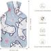 Hot Water Bottle with Lid - Alpaca Rubber Hot Water Bag for Pain Relief Cramps & Foot Warmer - Ideal for Hot and Cold Therapy - Buy Online on GoSupps.com