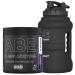 Applied Nutrition Bundle ABE Pre Workout 375g + JUG 2.5 LT Matt Black | All Black Everything Pre Workout Powder Energy & Physical Performance with Creatine Beta Alanine (Energy Flavour)