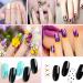 7-Piece Nail Brush Set | Acrylic & Gel Nail Art Brushes & Dotting Tools | Professional Nail Painting Kit - Buy Online on GoSupps.com
