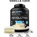 Revolution Nutrition High Whey Protein Powder Whey Isolate Superior Formula Gluten Free Lean Muscle Mass For Men & Women 25g of Protein Per Scoop 2.7kg 73 Servings (Vanilla Cake 6 Pound) Vanilla Cake 6 Pound - Buy Online on GoSupps.com