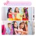 6 Colors Unicorn Bow Clips with Glitter Butterfly Hair Extensions - Princess Dress Up Headdress for Girls - Buy Online on GoSupps.com