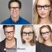 Blue Light Blocking Computer Reading Glasses 1.5 4-Pack - Men Women Spring Hinges Readers - Comfortable Mix Color - Reduce Eye Strain - Buy Online on GoSupps.com