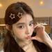 Muloo Wool Hair Clip Hair Barrettes Snap Clip Headpieces Winter Star Shape French Barrettes Headwear Hair Accessories Black - Buy Online on GoSupps.com