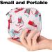 Multicolored Women's Binding Retention Bag - Portable Menstrual Cup Pocket & Tampons Holder for Wallet | First Period Set for Teens & Girls - Buy Online on GoSupps.com