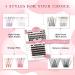 168 Pcs Mixed Styles DIY Eyelash Extensions | Super Thin Band, Soft & Easy to Wear | Individual Lashes for Eyelash Cluster Extension (First Glance+Adore C-Mix) - Buy Online on GoSupps.com