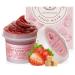 SKINFOOD Mask Strawberry Sugar 120g - Facial Pore Cleanser, Hydrating & Nourishing Body Skin - Wash Off Face Masks w/BHA Pore & Sebum Clearing Exfoliator - Shower-Proof Texture (4.23 oz)