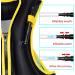 OMOUBOI Inflatable Snorkel Vest - Adult Swimming Jacket for Diving, Surfing & Water Sports (Black, 90-220lbs) - Buy Online on GoSupps.com