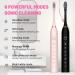 Buy Electric Toothbrush for Adults - 6 Modes 42000 VPM 8 Brush Heads Sonic Black & Pink | International Shipping Available - Buy Online on GoSupps.com