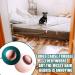 2PC Reusable Gel Foot Roller & Lint Roller Ball - Washable Pet Hair Remover for Clothing - Eco-Friendly Green & Pink - Buy Online on GoSupps.com