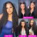MDRTIRIM Deep Wave Lace Front Wig 30in - Brazilian Virgin Human Hair, Pre Plucked, Glueless 180% Density, HD Transparent Lace - Natural Color for Black Women - Buy Online on GoSupps.com