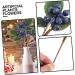 ABOOFAN 15 Pcs Artificial Berry Cuttings Christmas Faux Apples Fake Berries Green Garland Artificial Pine Picks Decor Xmas Tree Picks Blue Flowers Cherry Bean Sticks Iron Dark Bluex3pcs 18X7.5X3CMx3pcs - Buy Online on GoSupps.com
