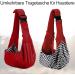 Petloft Reversible Small Dog Carrier - Adjustable Hands-Free Sling for Dogs Cats & Rabbits - Fuchsia Pink - Buy Online on GoSupps.com