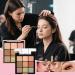 Make-up Palette Makeup Palette for Eyeshadow Blush Highlighter Satin and Matte Effects Cosmetics Soft Beauty for Evening and Travel - Buy Online on GoSupps.com