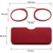 Armless Thin Reading Glasses - Lightweight Clip-On Nose Readers for Men & Women - 1 Pack 1.50 (Red - Buy Online on GoSupps.com