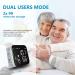 Ruord Large LED Backlit Blood Pressure Monitor - Adjustable Wrist Cuff, 99 Reading Memory, Irregular Heartbeat Indicator - Automatic Digital BP Monitor for Home Use - Black - Buy Online on GoSupps.com