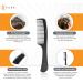 Kobe Professional Carbon Fibre Wide Tooth Comb - Anti-Static Barbers Salon Tool for Men & Women - 22cm - Buy Online on GoSupps.com