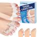 4 pieces of toe spreader silicone transparent toe separators toe spreader for all toes hammer toe corrections for hallux valgus correction long standing ladies and men transparent2