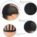 Yamel Wavy Bob Wig with Bangs - Natural Ombre Orange Synthetic Hair Wig for Women - Buy Online on GoSupps.com