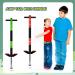 Meooeck 2 Pcs Bounce Pogo Stick for Kids Age 5 and Up | Foam Jolt Pogo Jumper for Body Balance Exercise | Green and Red - Buy Online on GoSupps.com