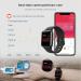 Fitpolo Smart Watch - 1.3 Color Touch Screen - Heart Rate Monitor - IP68 Waterproof - Fitness Tracker - Step Counter - Sleep Monitor - Pedometer Watch for Women Men Kids - Black - Buy Online on GoSupps.com