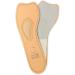 Premium 3/4 Leather Insoles for Women | Metatarsal Arch Support | Toe-Free Design | Fits Pumps, Heels, Casual Shoes | Size 38 EUR/US L7 - Buy Online on GoSupps.com