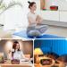 Vusddy Flame Aroma Diffuser | 200ml Fire Humidifier | 7-Color Room Fragrance for Home Office & Yoga | Waterless Auto Switch-Off | Realistic Fireplace Design - Buy Online on GoSupps.com