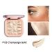 KYDA Face Highlighter Palette Kit - SUN GLOW (Champagne Gold) | Shimmer Contour Highlight Makeup with Brush - Buy Online on GoSupps.com