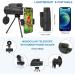 12X50 High Power Monocular Telescope with Low Light Night Vision | Smartphone Adapter & Tripod | Ideal for Bird Watching, Hunting, Camping | Compact & Lightweight | Great Gift | Star Sports Black - Buy Online on GoSupps.com
