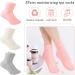 3 Pairs Aloe Vera Moisturizing Socks - Spa Treatment for Dry Feet Non-Slip Fleece Foot Care Socks for Women - Overnight Repair for Cracked Heels - Buy Online on GoSupps.com