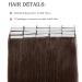 SEGO Hair Extensions 20 Inch - 20 PCS #4 Medium Brown | Premium Quality International Shipping - Buy Online on GoSupps.com